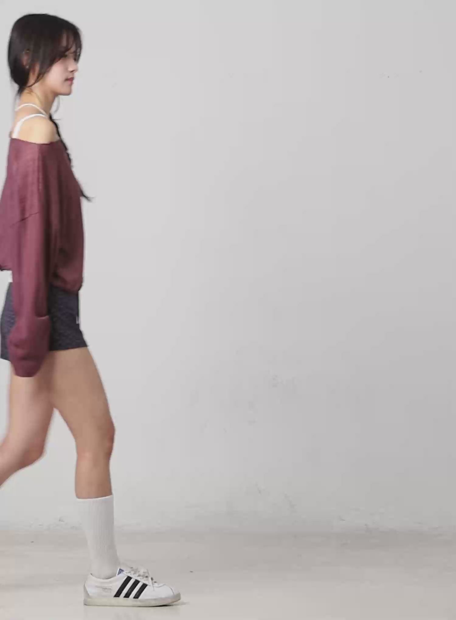 Sheer Off-Shoulder Long Sleeve Top CM527