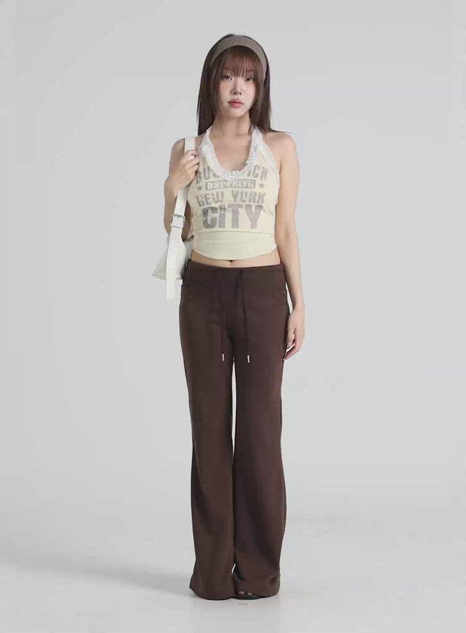 High Waisted Bootcut Lounge Pants CY518