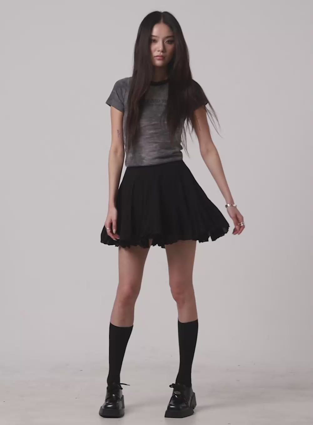 Graphic Crop Top CA430