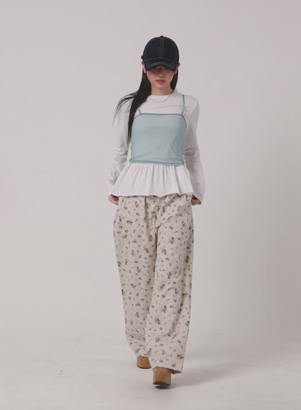 Sheer Crop Cami Top IM404