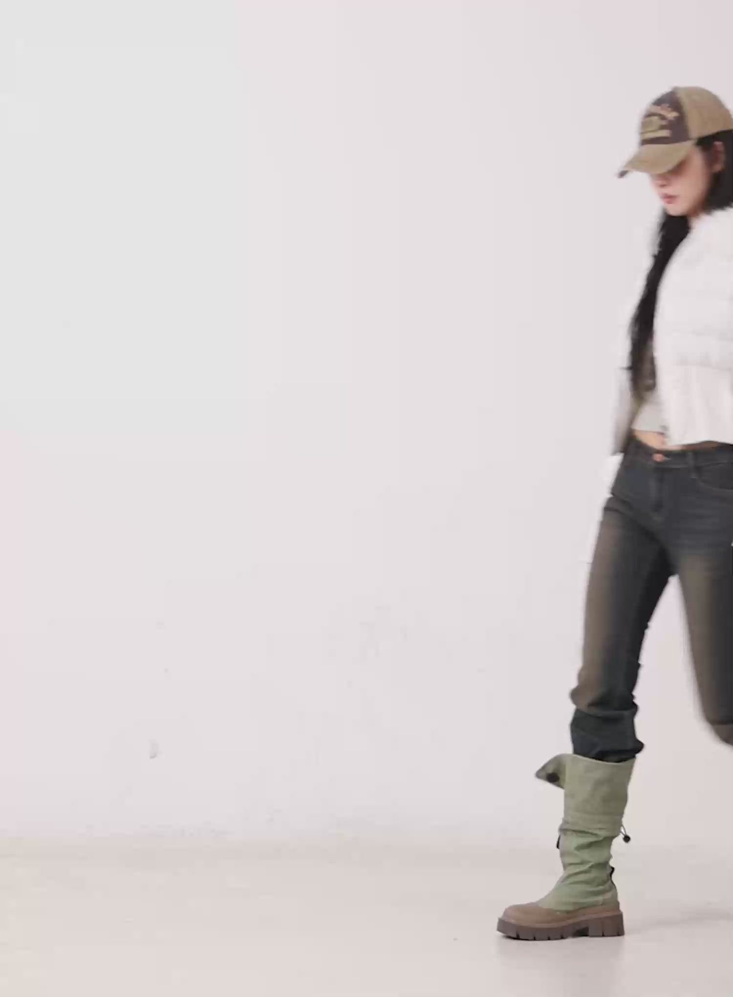 Detachable Faux Fur Puffer Jacket CN512