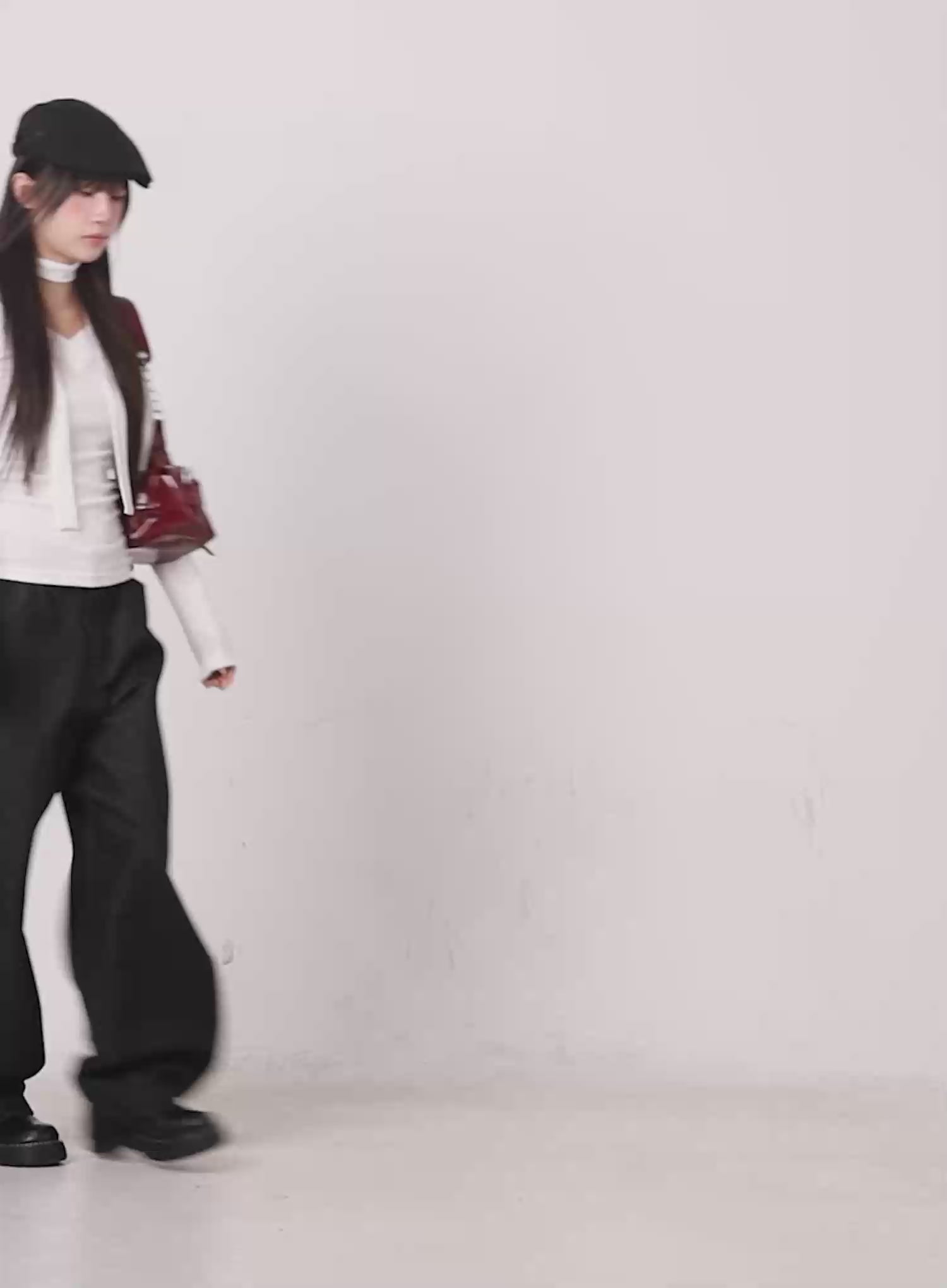 Vada Stitched Wide Leg Jeans CS530