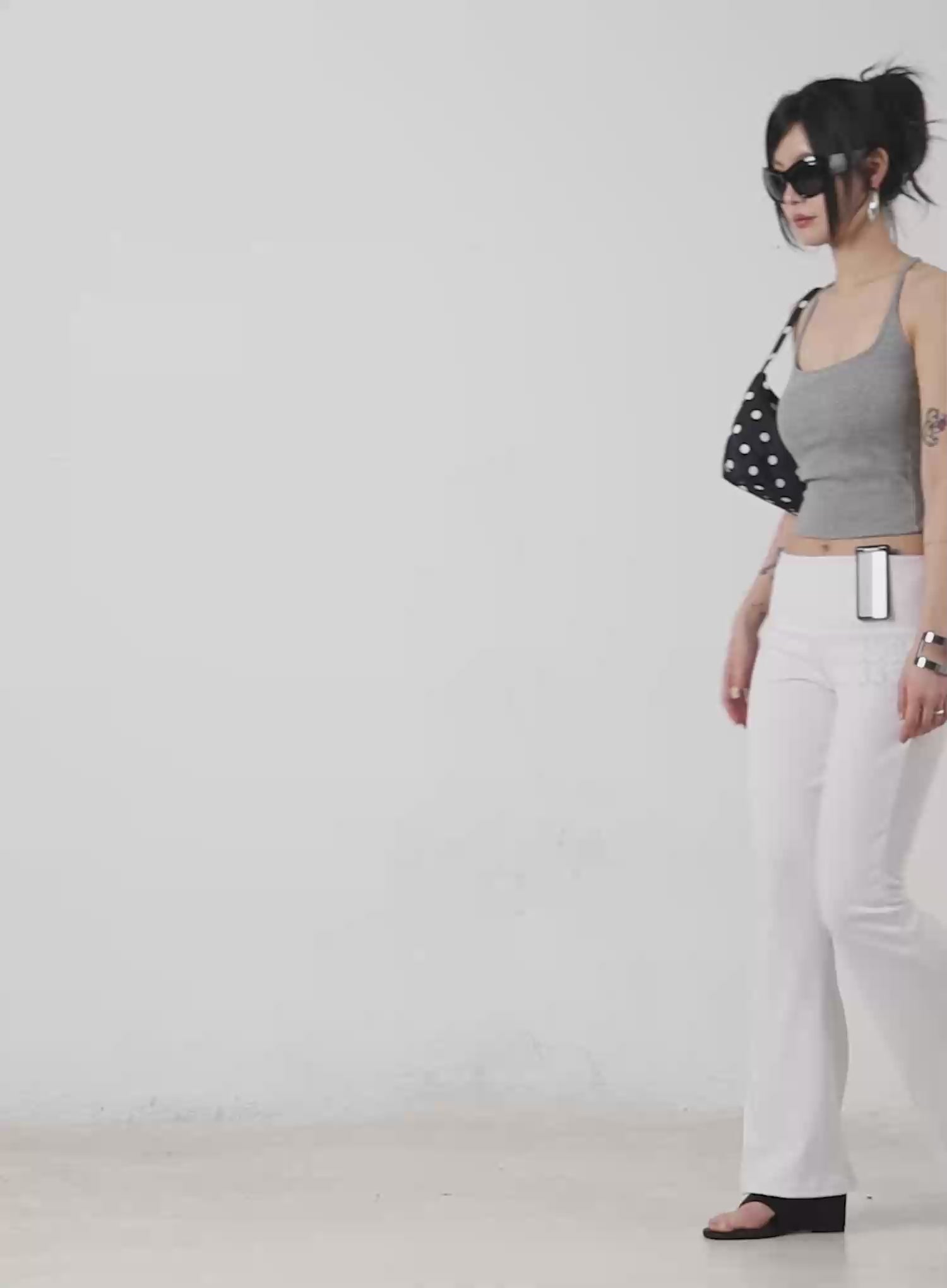 Angelic Studded Bootcut Leggings CM517