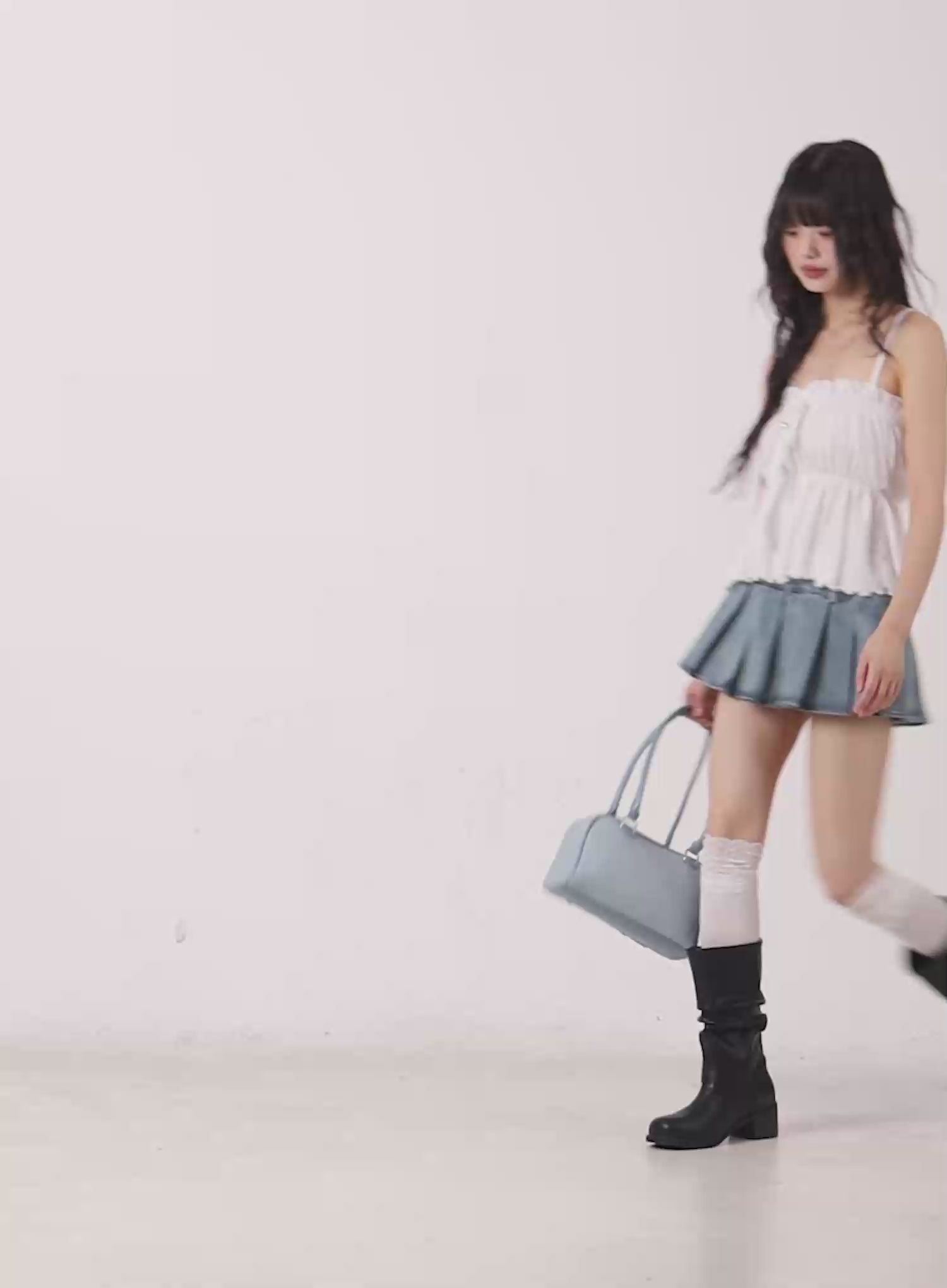 Ruffle Babydoll Top IL531