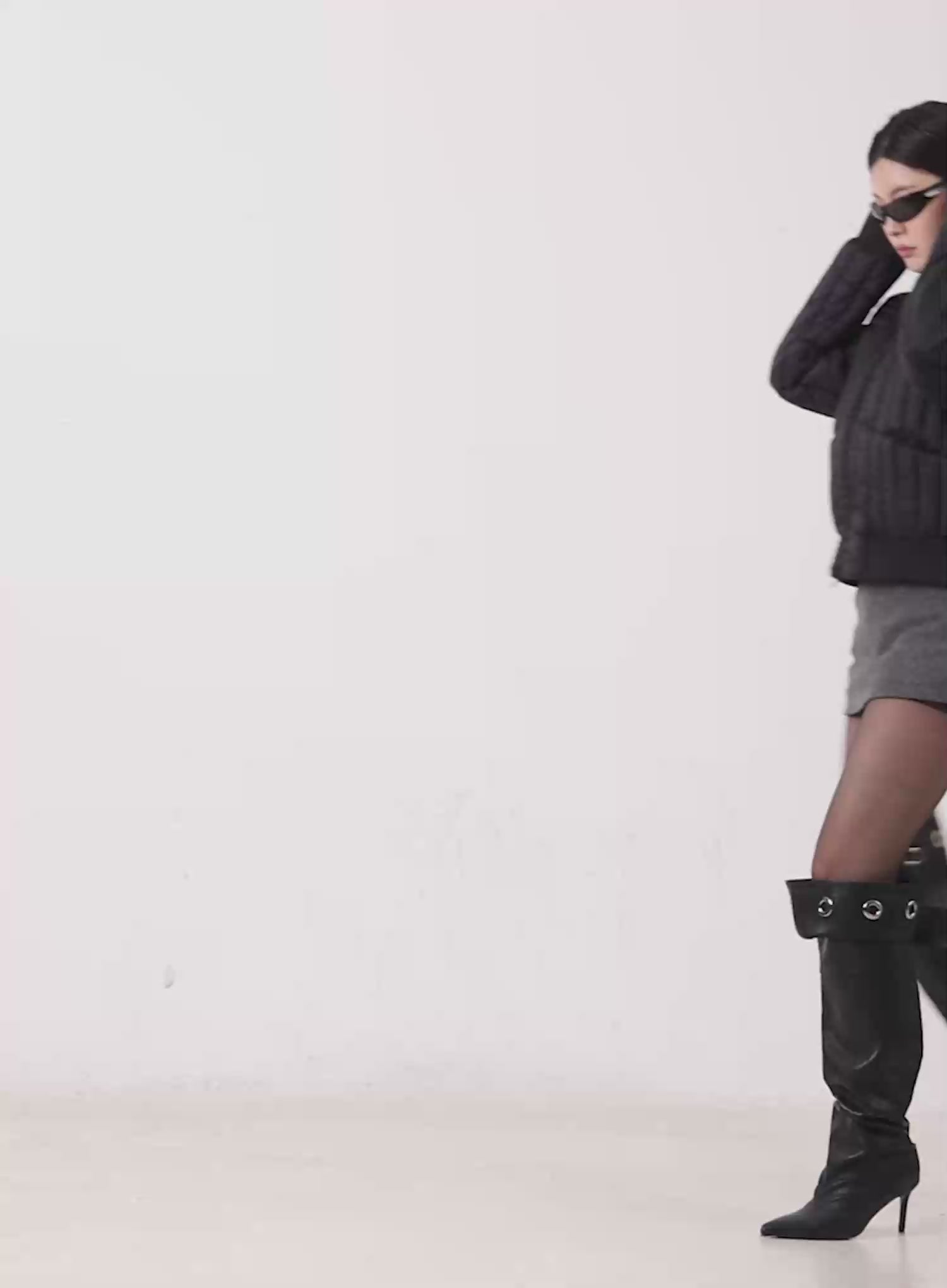 Quilted Puffer Jacket CN513