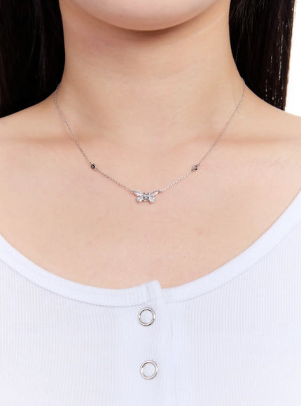 gaiman-cubic-necklace-iu527 / Silver