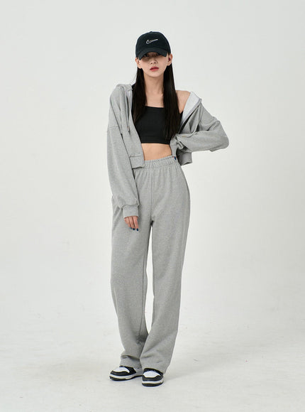 Lewkin Soft Basic Sweat à capuche bidirectionnel zippé C1210