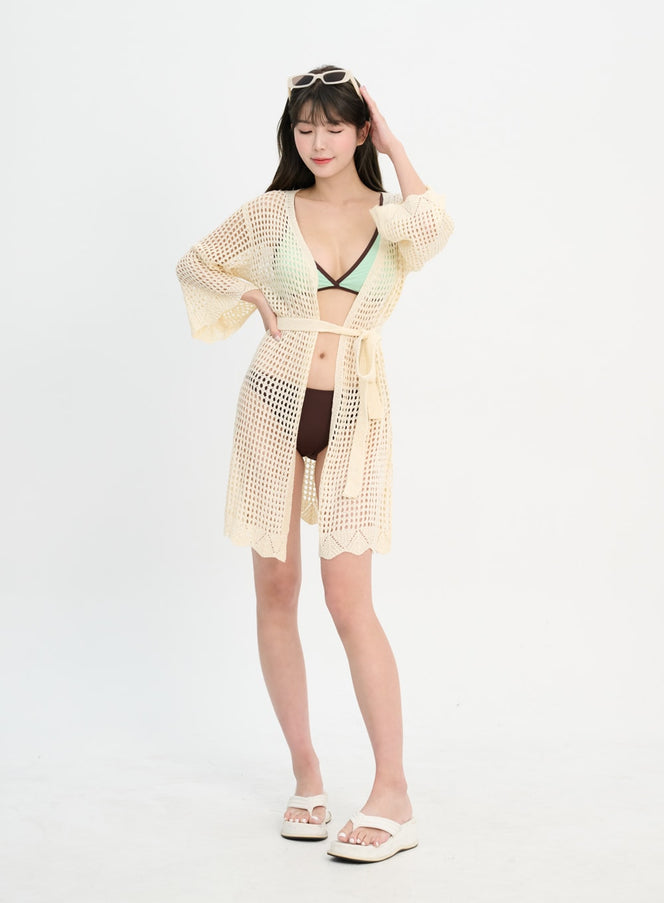 Knit Cover-Up Robe IN302