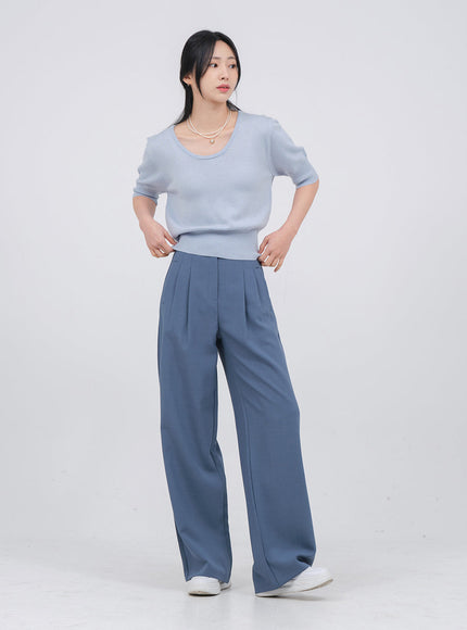 Scoop Neck Knit U1502