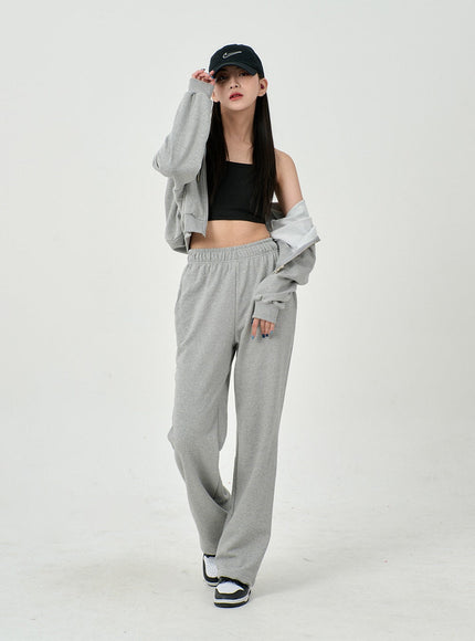 Lewkin Soft Basic Sweat à capuche bidirectionnel zippé C1210