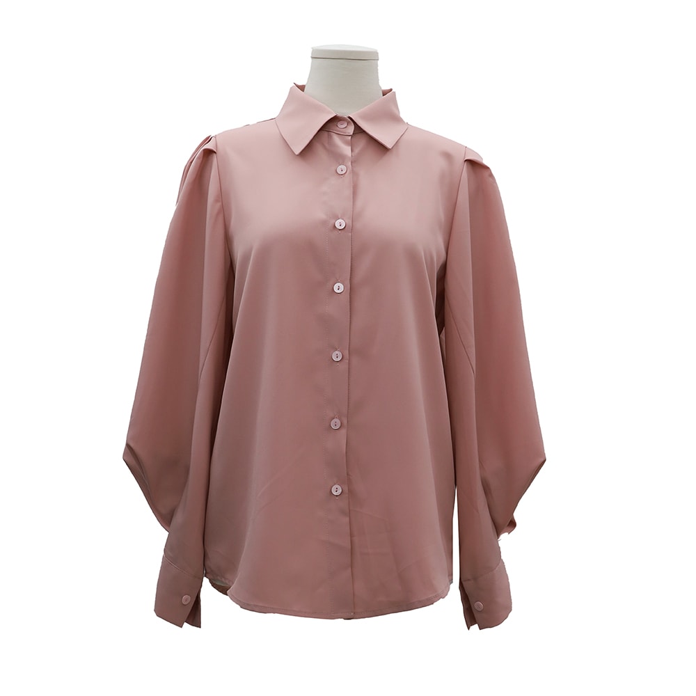 Puff Sleeve Pintuck Blouse OY19