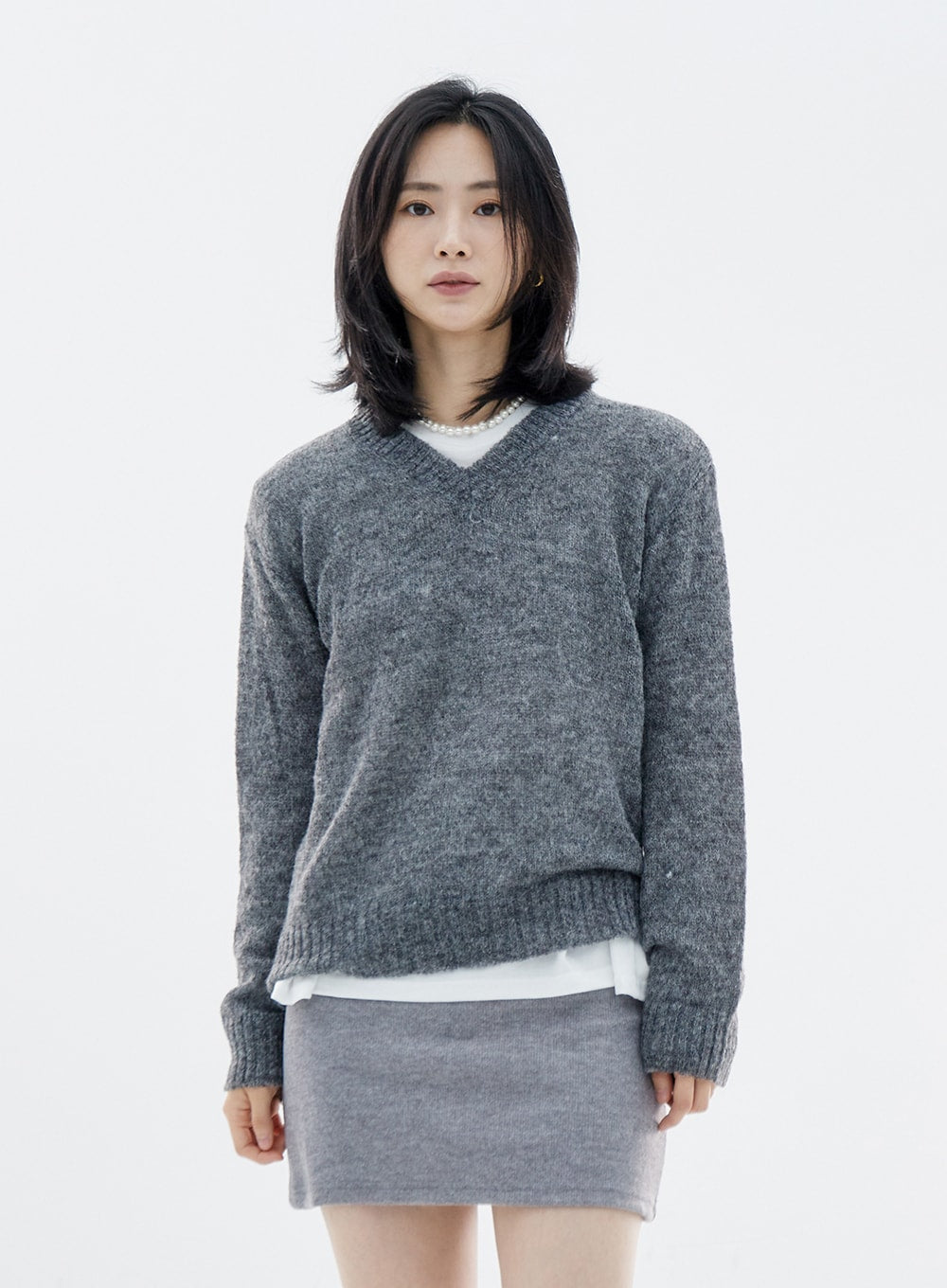 Soft V-Neck Knit OO07