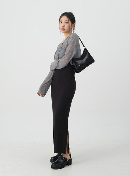 Summer Sheer Cropped Cardigan CJ07