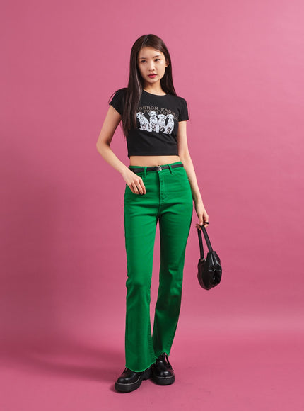 Dalmation Crop T-Shirt CY17