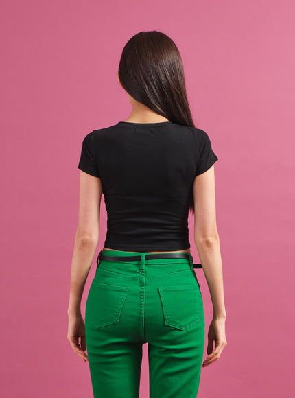 Dalmation Crop T-Shirt CY17