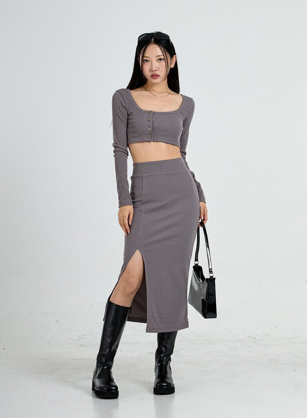 Pencil cut full clearance skirt