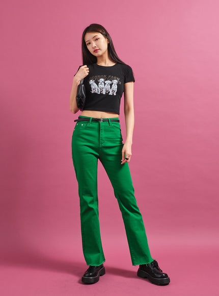 Dalmation Crop T-Shirt CY17