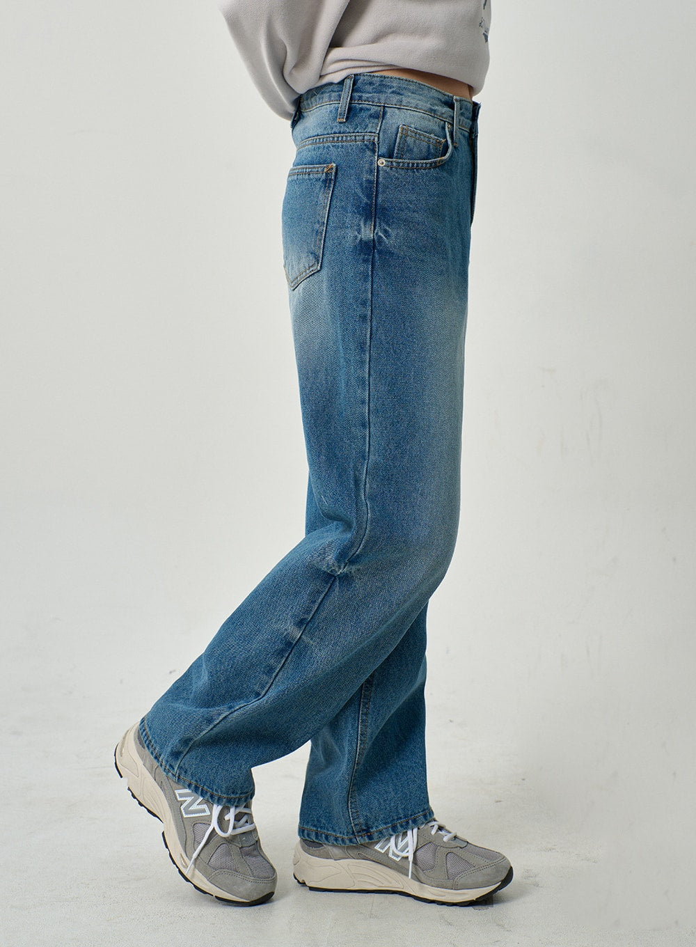 Wide Straight Leg Jeans