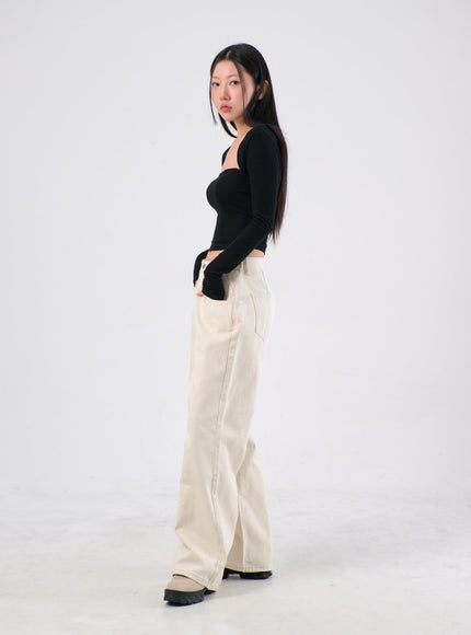 Wide Cotton Pants IA305