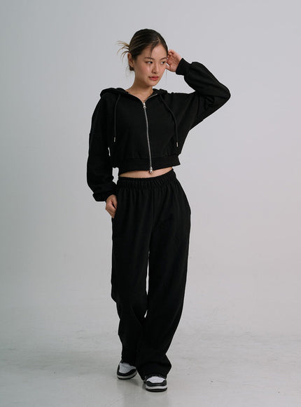 Lewkin Soft Basic Sweat à capuche bidirectionnel zippé C1210