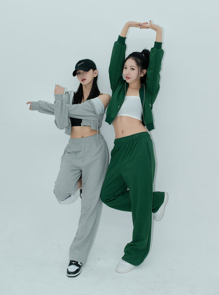 Lewkin Soft Basic Sweat à capuche bidirectionnel zippé C1210