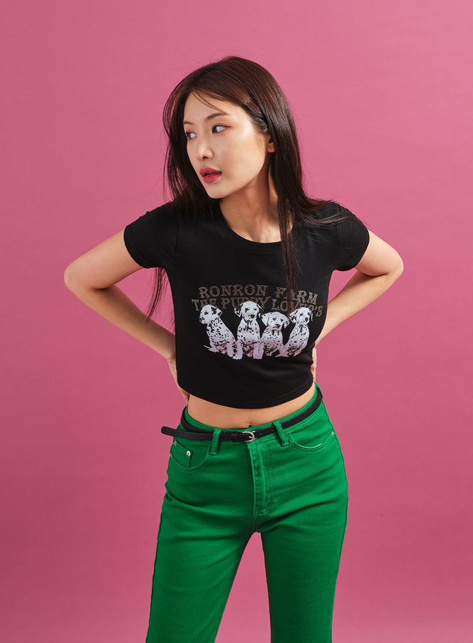 T-shirt court Dalmatien CY17 