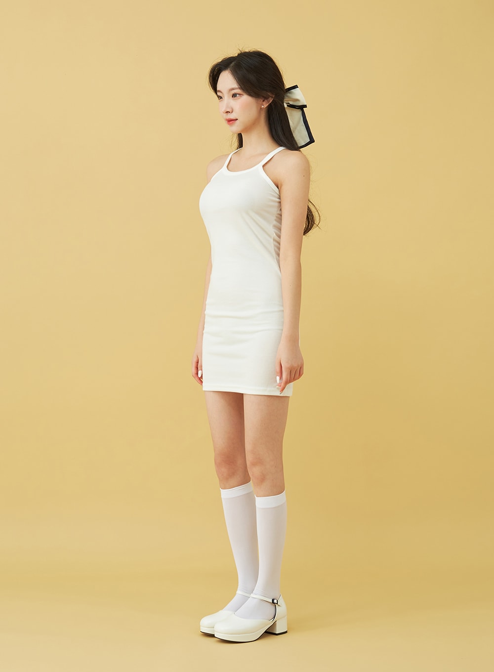 Clover Chained Cardigan and Mini Dress Set BU13