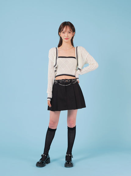 Sheer Mesh Under-knee Socks BA07