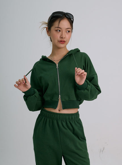 Lewkin Soft Basic Sweat à capuche bidirectionnel zippé C1210