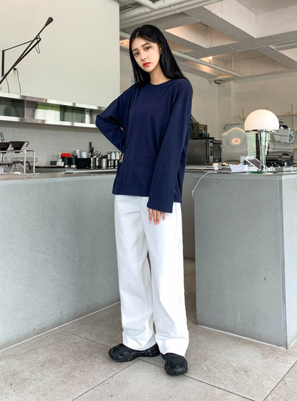 Pantalon large (version doublée polaire incluse)