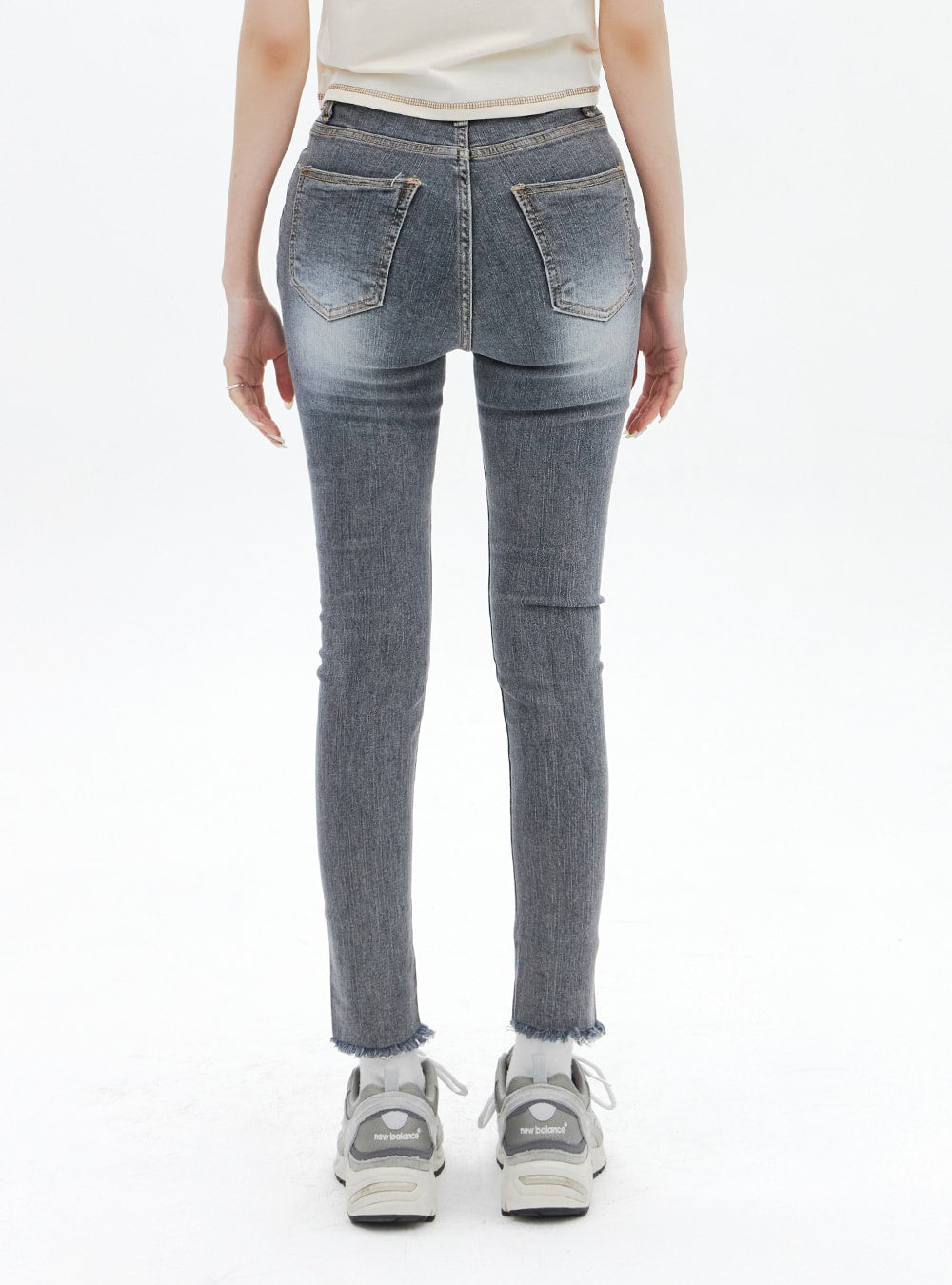 Slim Fit Ankle Jeans BA319