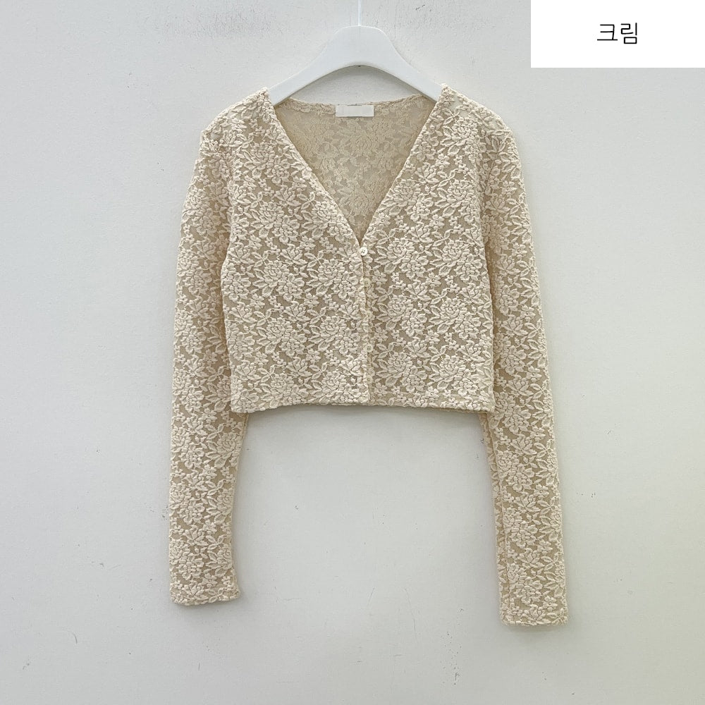 Lace Cardigan J22 - Lewkin