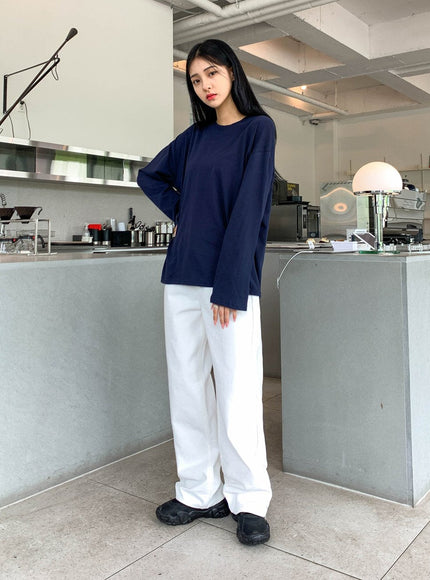 Pantalon large (version doublée polaire incluse)