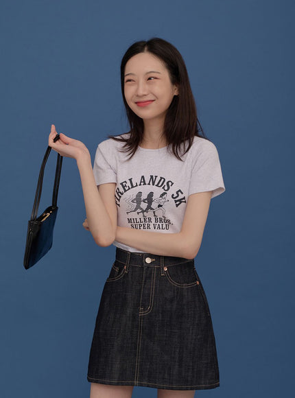 A-line Mini Skirt CA04