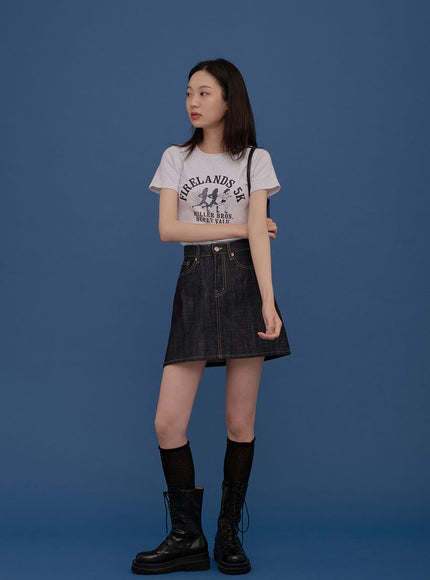 A-line Mini Skirt CA04