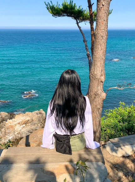 Drawstring Square Crossbody Bag CCM02