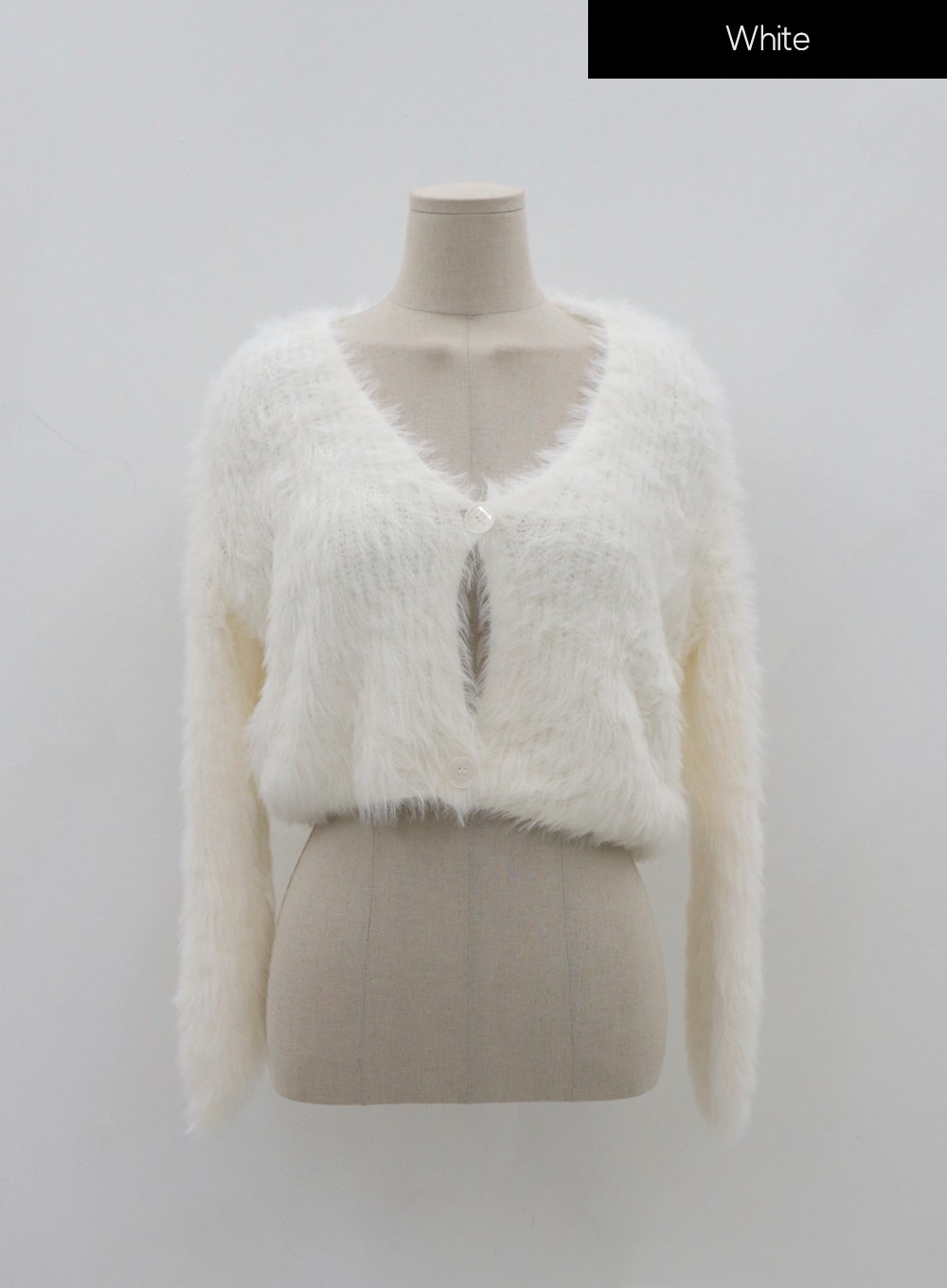 White faux hotsell fur cardigan