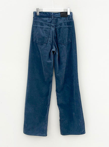 Wide Leg Corduroy Pants D3