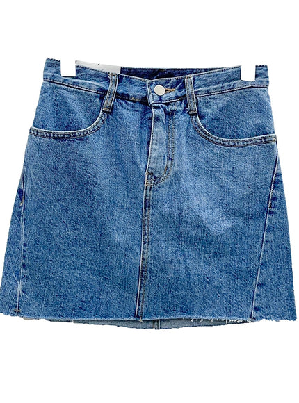 Denim Mini Skort U2202