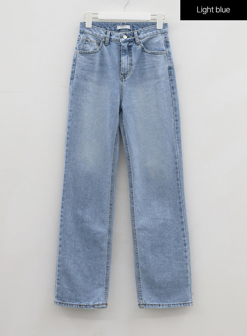 Light Wash Wide Leg Jeans OJ331