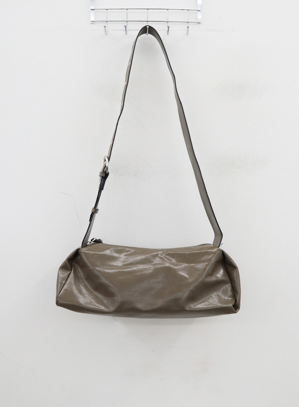 Vintage Design Square Shoulder Bag, Zipper Crossbody Bag, Women's