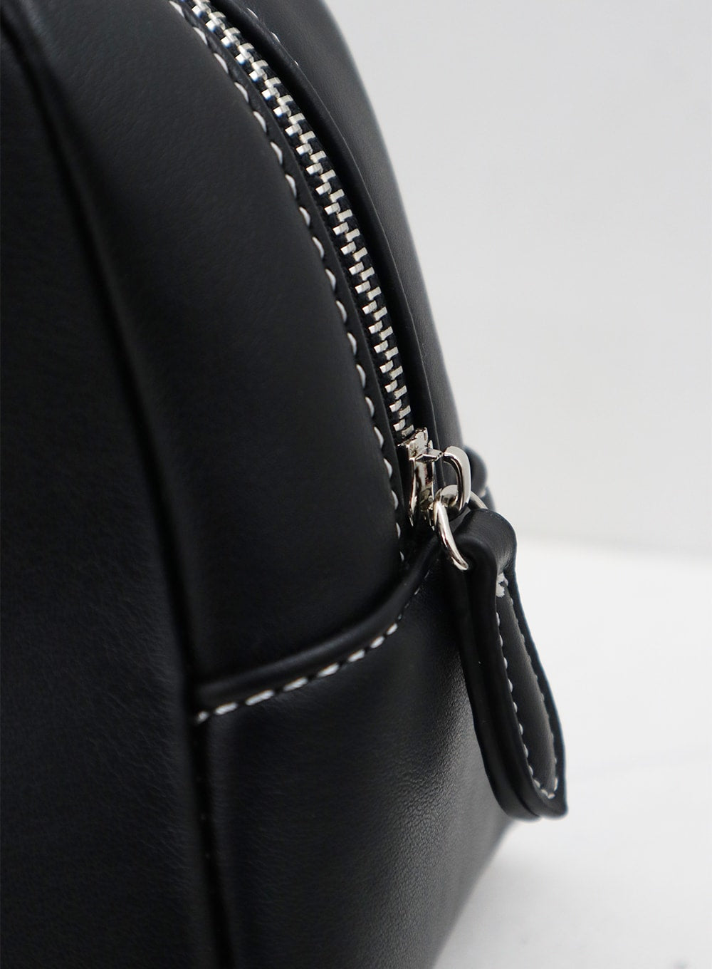 Calvin Klein Jeans faux leather monogram logo shoulder bag in black