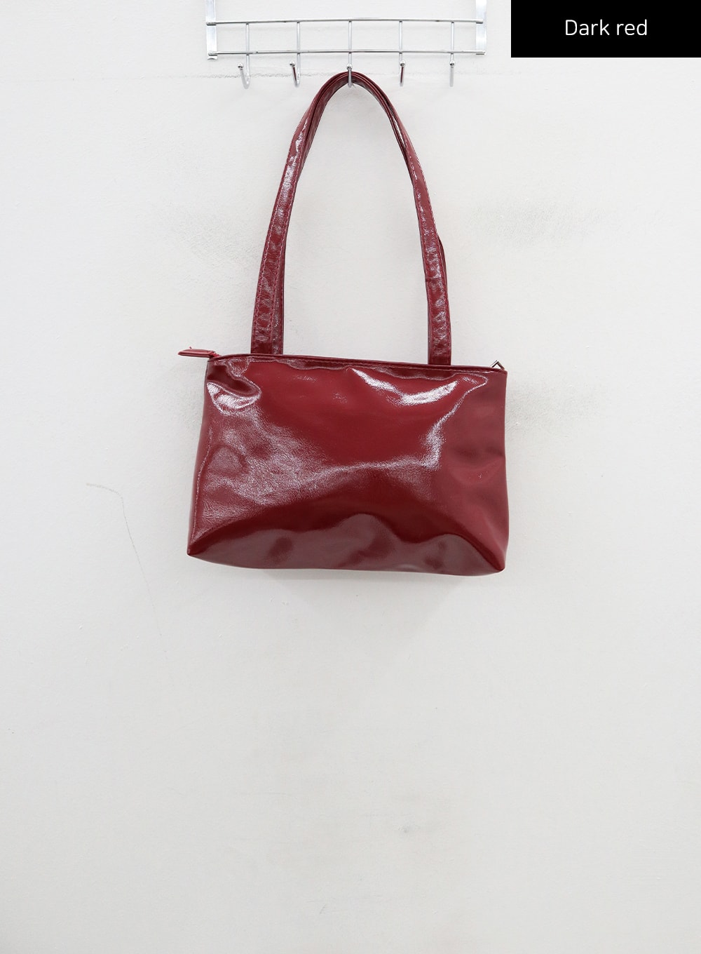 Square Faux Leather Tote Bag