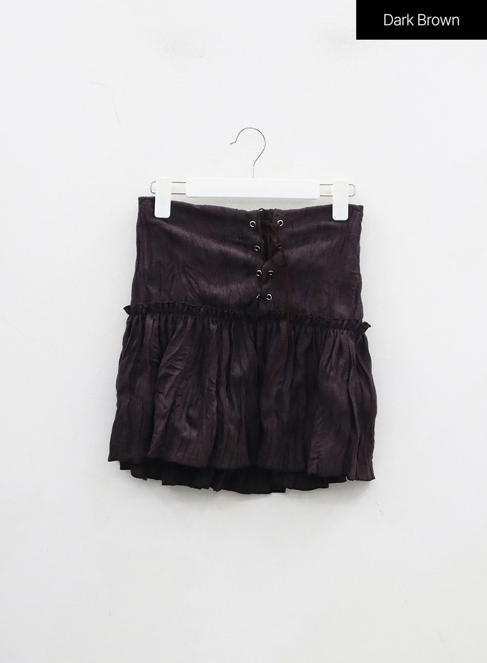Lace-Up Frill Mini Skirt BJ331