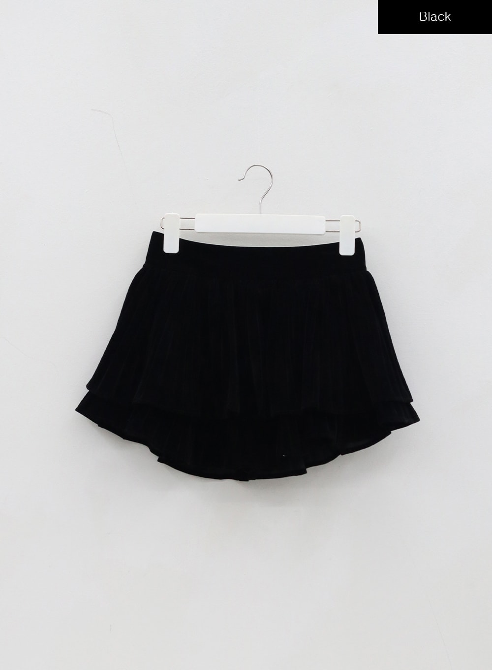 Black ruffle outlet skater skirt