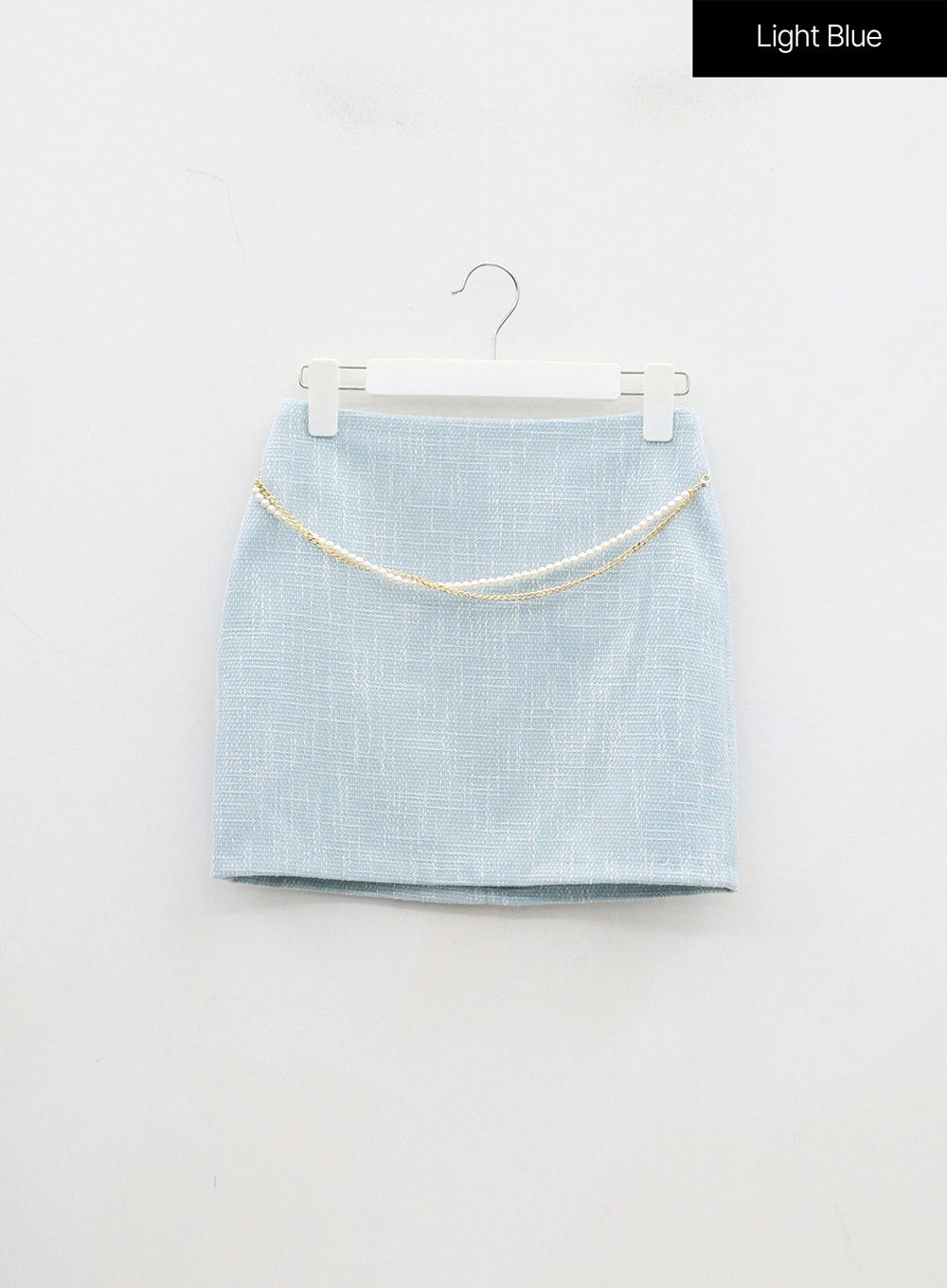 Zara tweed mini skirt sky clearance blue